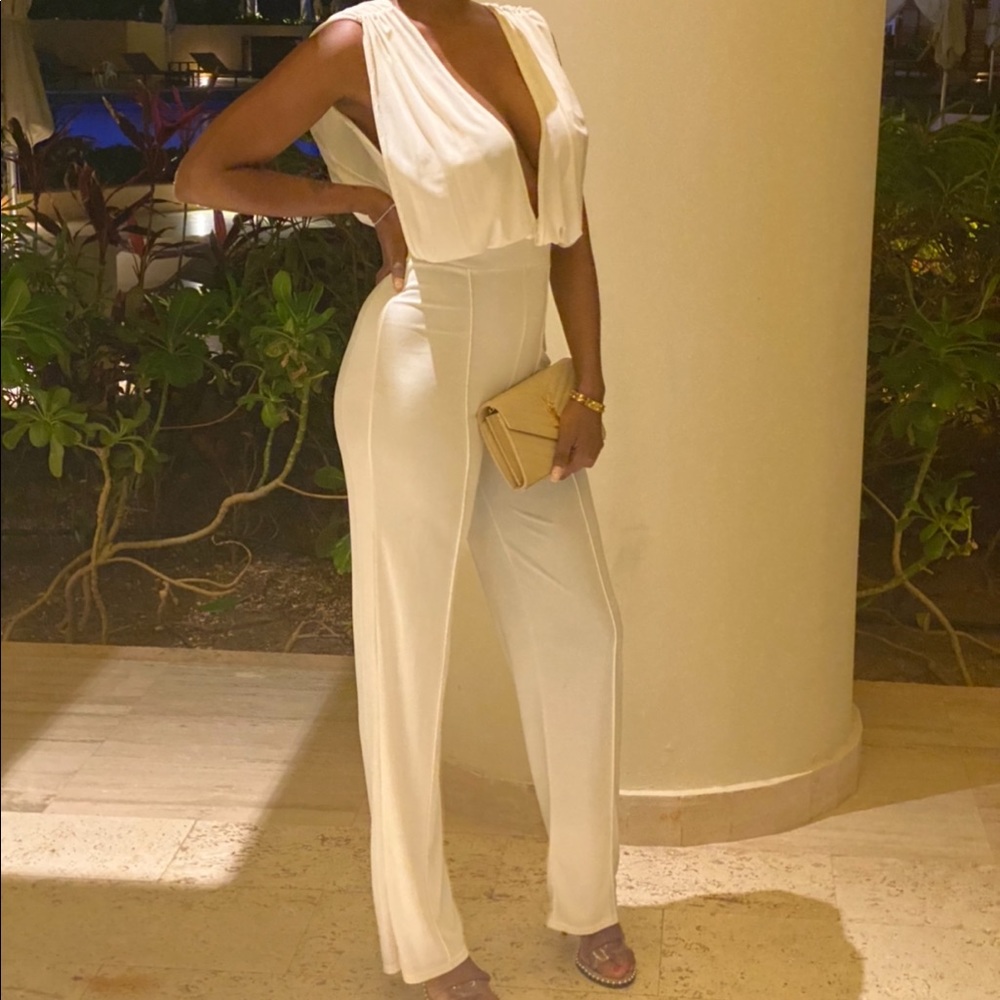 White one piece jumper